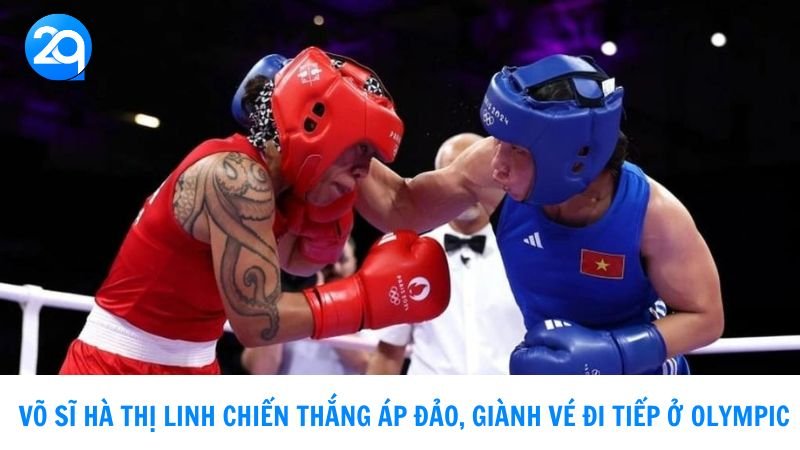 Võ sĩ Hà Thị Linh chiến thắng áp đảo, giành vé đi tiếp ở Olympic 3 Võ sĩ Hà Thị Linh chiến thắng áp đảo, giành vé đi tiếp ở Olympic