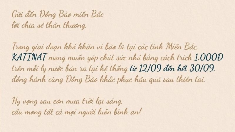 Tranh Cãi Từ Thiện - KATINAT Quyên Góp 1 Tỷ Đồng Chỉ Trong 20 Ngày Bán Nước 4 katinat-1
